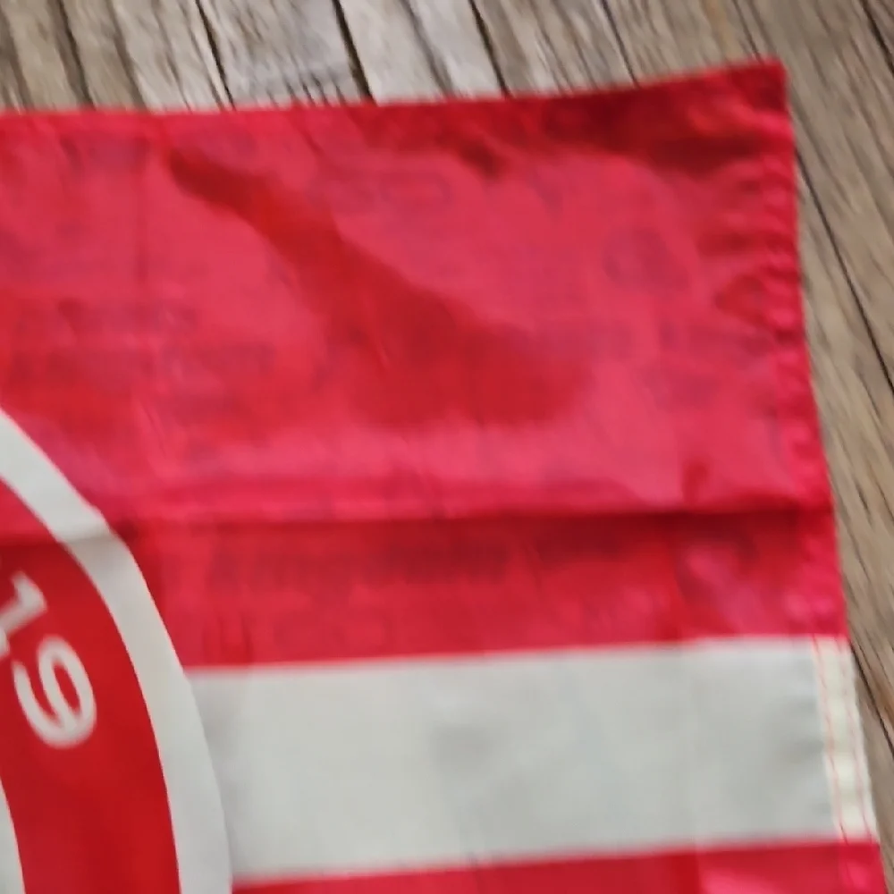 Kansas City Chiefs 60th Anniversary Red Friday Team Flag, released in 2019